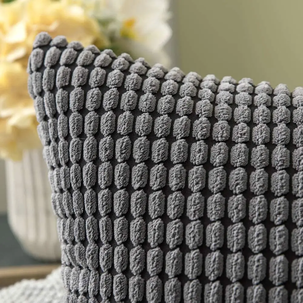 Зернистый чехол в полоску для диванной подушки простой скандинавский дивана