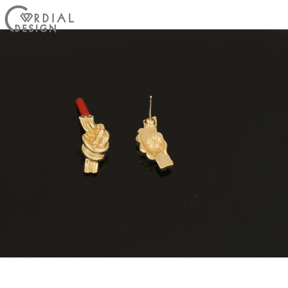 

Cordial Design 100Pcs 9*18MM Jewelry Accessories/DIY Making/Knot Effect/Earrings Stud/Hand Made/Jewelry Findings & Components