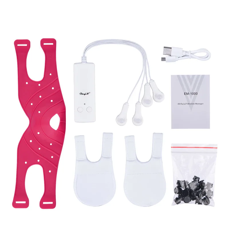 

Led Red Light Face Slimming Bandage V Line Face Shaper Chin Cheek Lift Up Face Massager Anti Wrinkle Skin Tightening Device