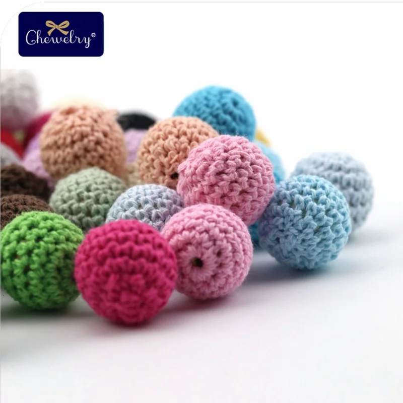 Бусины для прорезывания зубов деревянные 20 мм 50 шт. | Мать и ребенок