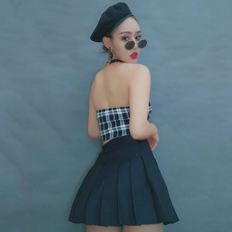 Женский костюм для джазового танца DS одежда выступлений на сцене Gogo Dancer Street/Pole Dance