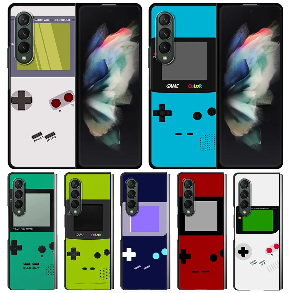 

Matte Case for Samsung Z Fold3 5G Phone Cover For Galaxy Z Fold 3 Hard Silicone Capa for ZFold 3 Shell Handheld Game Console