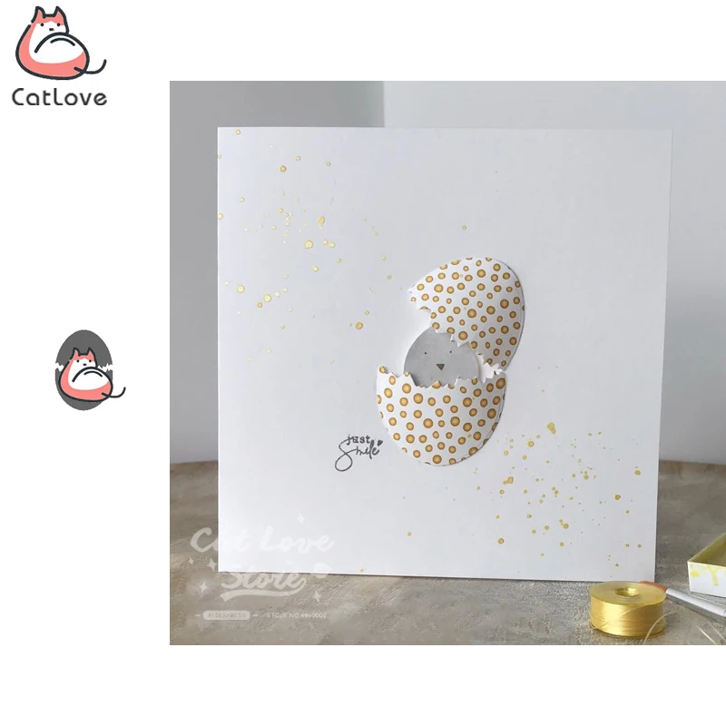 Пасхальные яйца металлические режущие штампы трафарет для скрапбукинга высечки