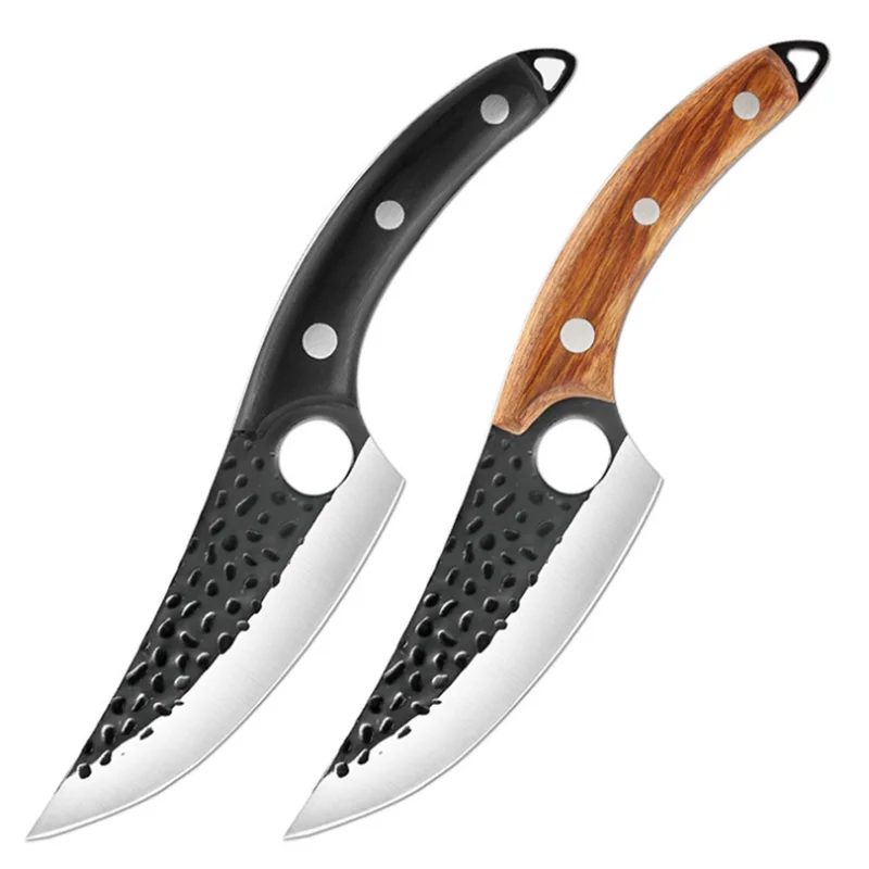 Рыболовный нож мясницкий охотничьи ножи ручной работы кованый из нержавеющей