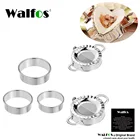 WALFOS 5 шт. 304 нержавеющая сталь резак стандартный набор кухонный прибор устройство для пельменей пресс для теста инструменты для пельменей