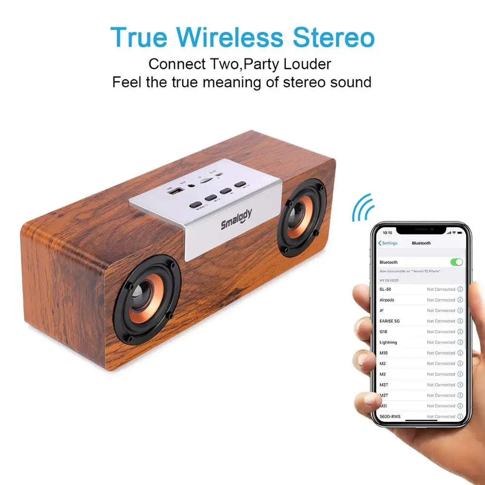 Портативная беспроводная Bluetooth-колонка Hi-Fi Колонка для настольного ПК