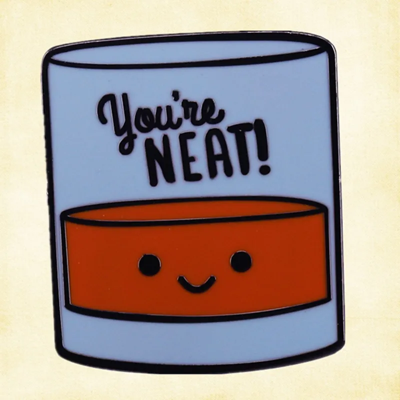 Стакан для виски со спиртом шотландская поилка эмалированная булавка значок