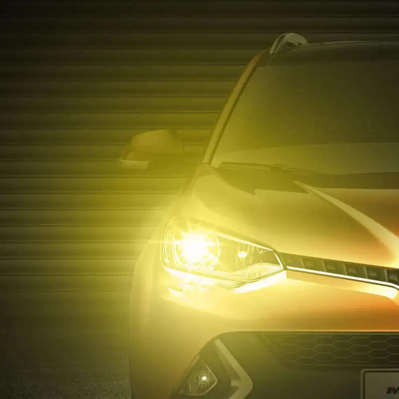 2 X Высокое Мощность светодиодный светильник с 100W H8 H11 желтый туман 2828 20Led головной
