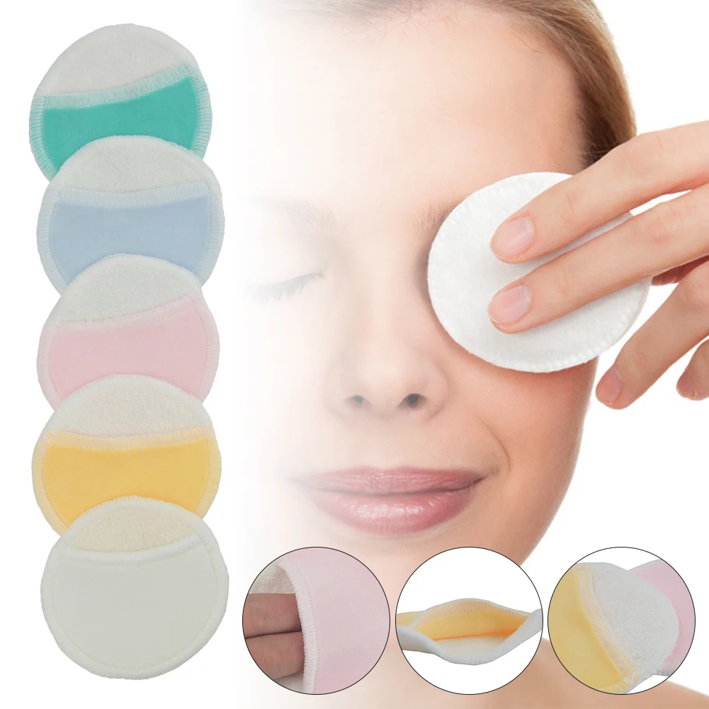 

Environmentally friendly bamboo charcoal Makeup Remover Pads Reusable Bamboo Fiber Cleansing Facial Cotton Make Up Removal Pads