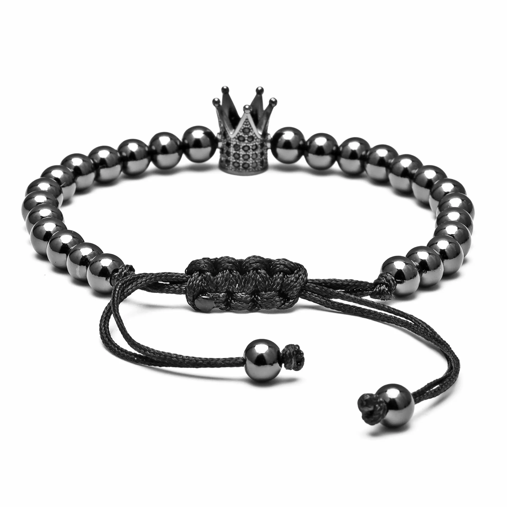 Браслеты ручной работы мужские Регулируемые очаровательные плетеные браслеты