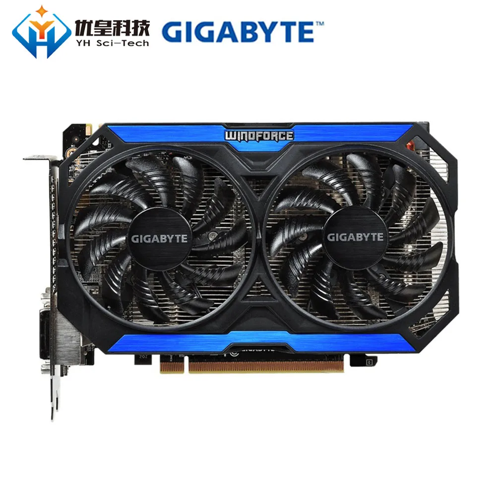Оригинальная Видеокарта Gigabyte 128 бит GeForce GTX 960 4G GDDR5 2 * DVI 1 HDMI DisplayPort|Видеокарты| |