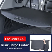 trunk cargo cover for benz glc security shield curtain screen shade retractable rear shelf cover car accessories organizer