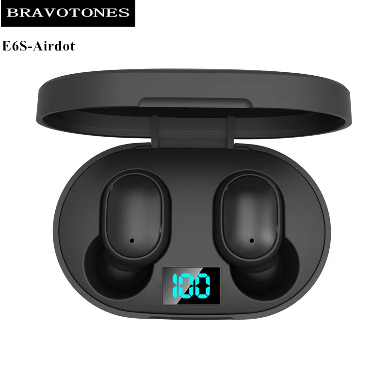 E6S V5.0 Bluetooth наушники 3D стерео туры беспроводные спортивные игровая гарнитура с