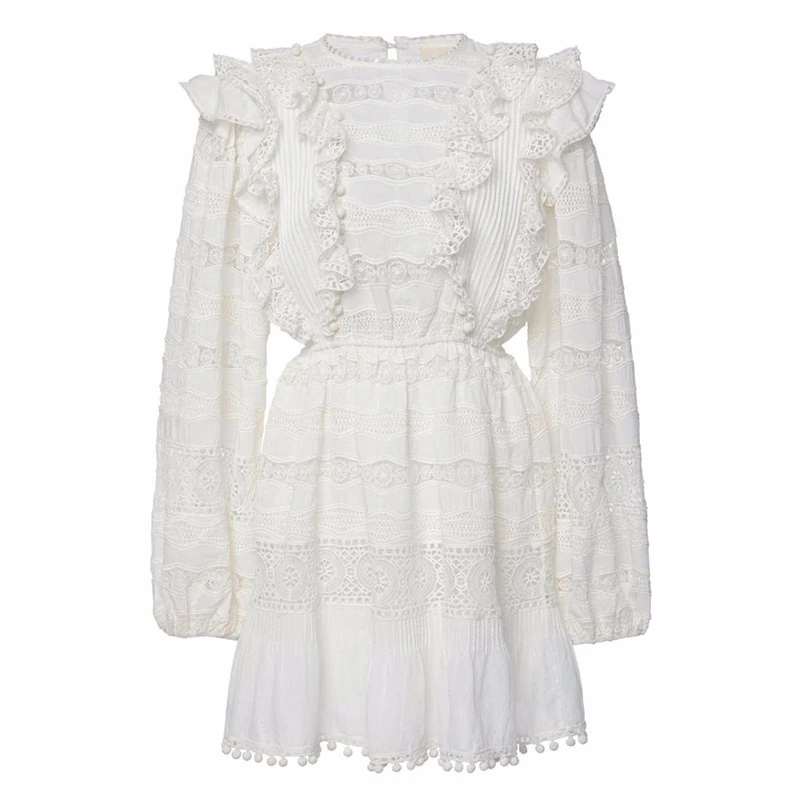 Женское мини-платье TWOTWINSTYLE элегантное Открытое платье с круглым вырезом