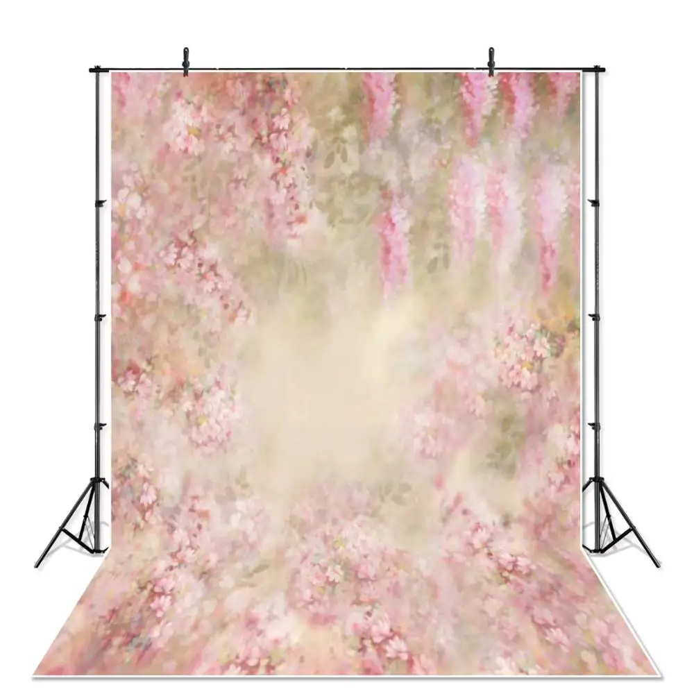 NeoBack весенний Пасхальный розовый цветочный фон для фотосъемки новорожденных