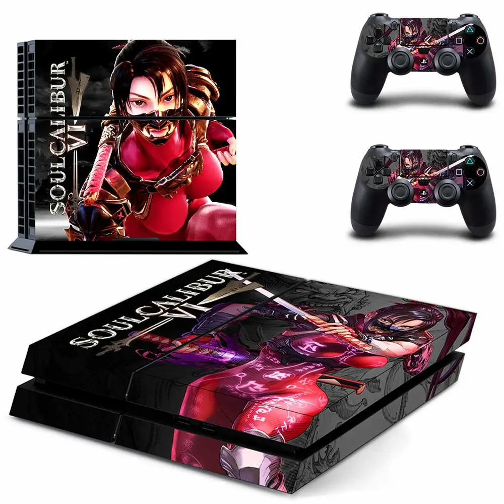 Soul Calibur 6 PS4 Стикеры s Play station 4 кожи PS наклейка кожного покрова для Игровые