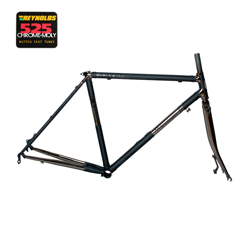 На заказ велосипедный рама Customize Road Bike Frame 650C 700C Reynolds 525 725 853 Chrome Molybdenum Steel CommuterBike With Llug on.