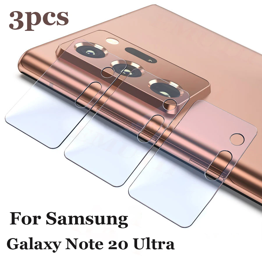 

3PCS Camera Lens for Samsung Galaxy Note 20 Ultra S21 FE S20 Tempered Glass for Samsung Note 20 S20 Ultra Plus Camera Glass