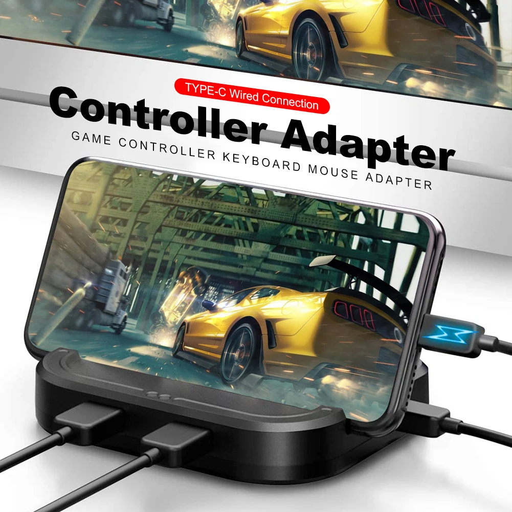 

PUBG Mobile Gamepad Controller Gaming Keyboard Mouse Converter For Android ios Phone IPAD Bluetooth 4.1 Adapter Free Gift