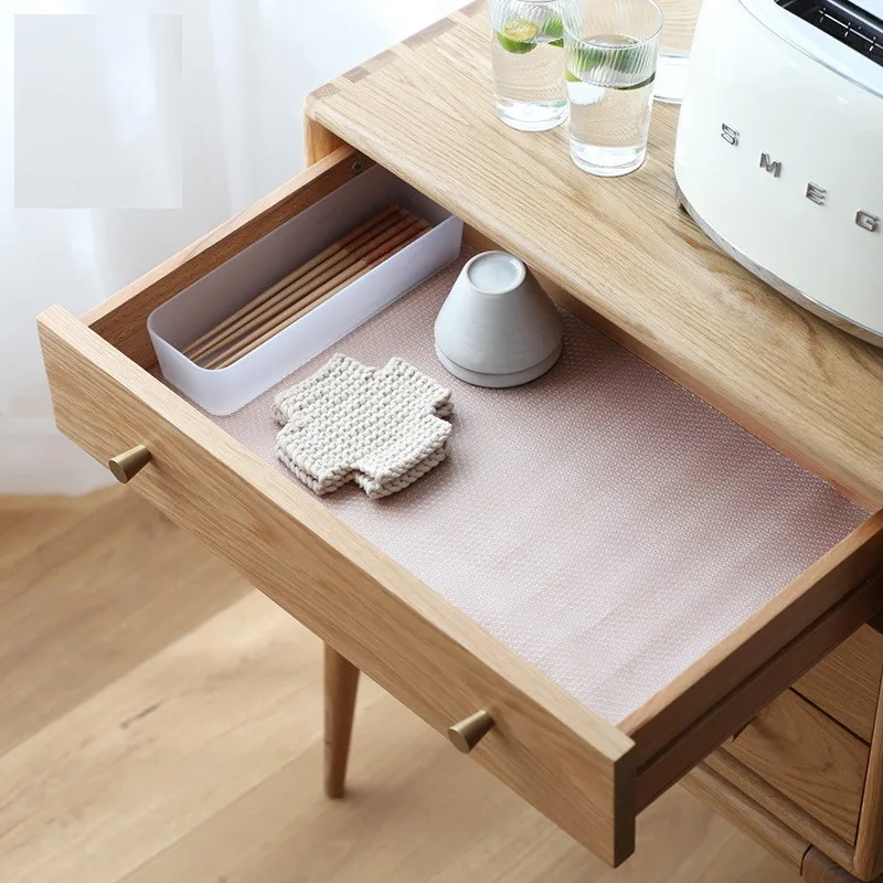 

EVA Non-Slip Reusable Transparent Drawer Mat Cabinet Mat Waterproof Dustproof Contact Paper Moisture-proof Washable Shelf Drawer