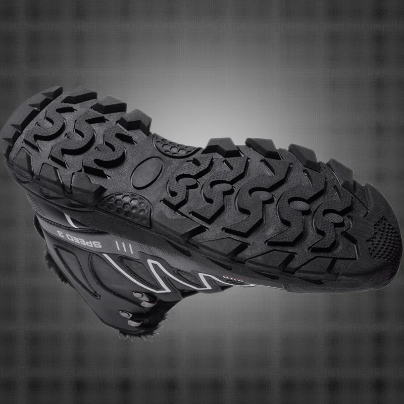 Мужская повседневная обувь зимняя официальная размеры 45 и 46 из толстого хлопка