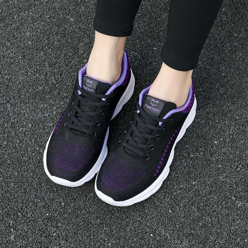 

Women's Sports Shoes 37-50 Minimalist Sneakers Woven Sport Shoes Hot Deal Running Sneakers Woman Boots Tennis Shock Absorber