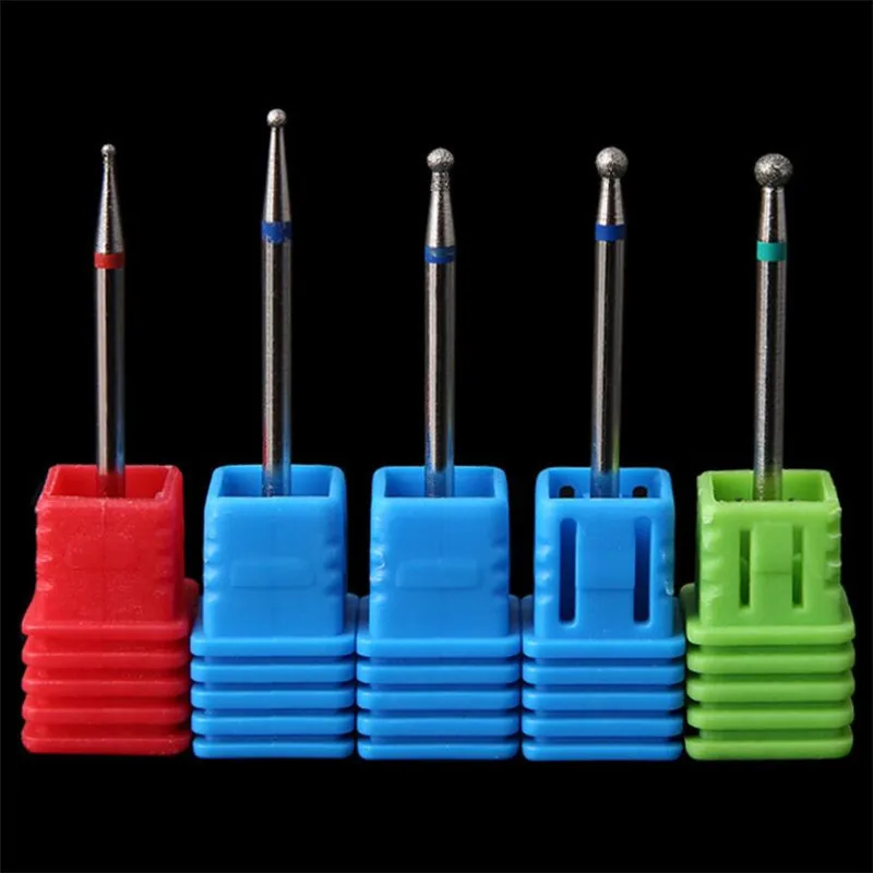 5 шт. Алмазная дрель для ногтей вращающаяся фреза электрические фрезы напильники