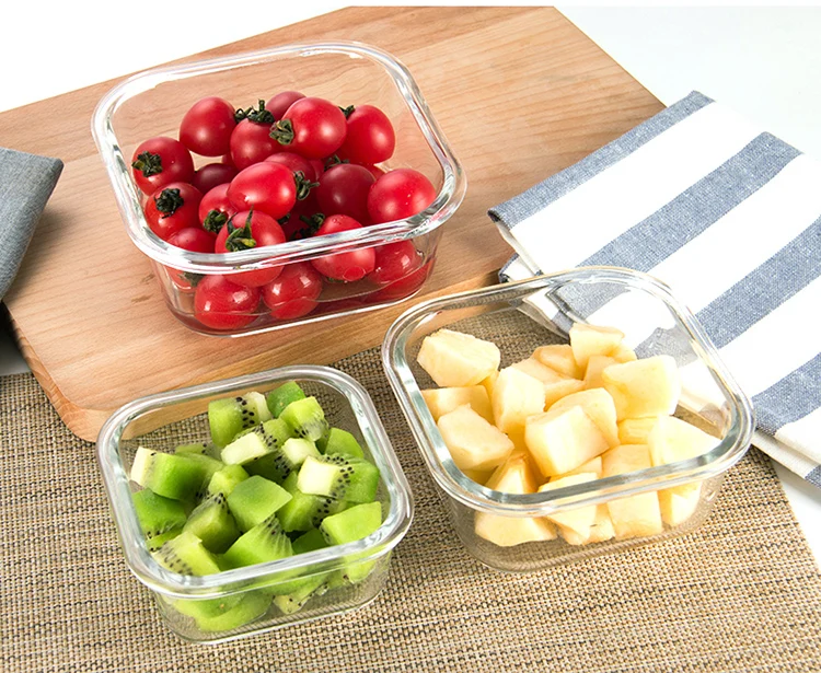 Ланч бокс с подогревом для микроволновой печи офиса стеклянный защитой от