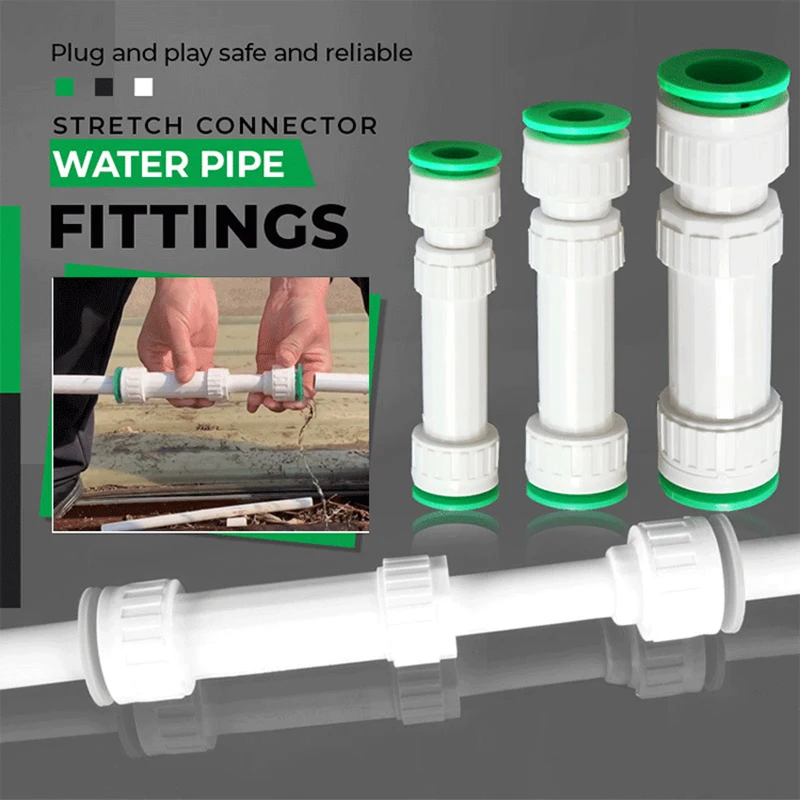 

Растягивающийся соединитель для водопроводной трубы, фитинги для бытовой уборки, сменный растягивающийся соединитель для водопроводной т...