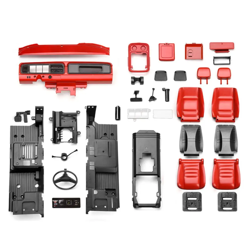 

RC Car Interior Simulation Central Control Seat Modification Part Accessories For TRAXXAS TRX-4 BRONCO 1/10 RC Car Parts
