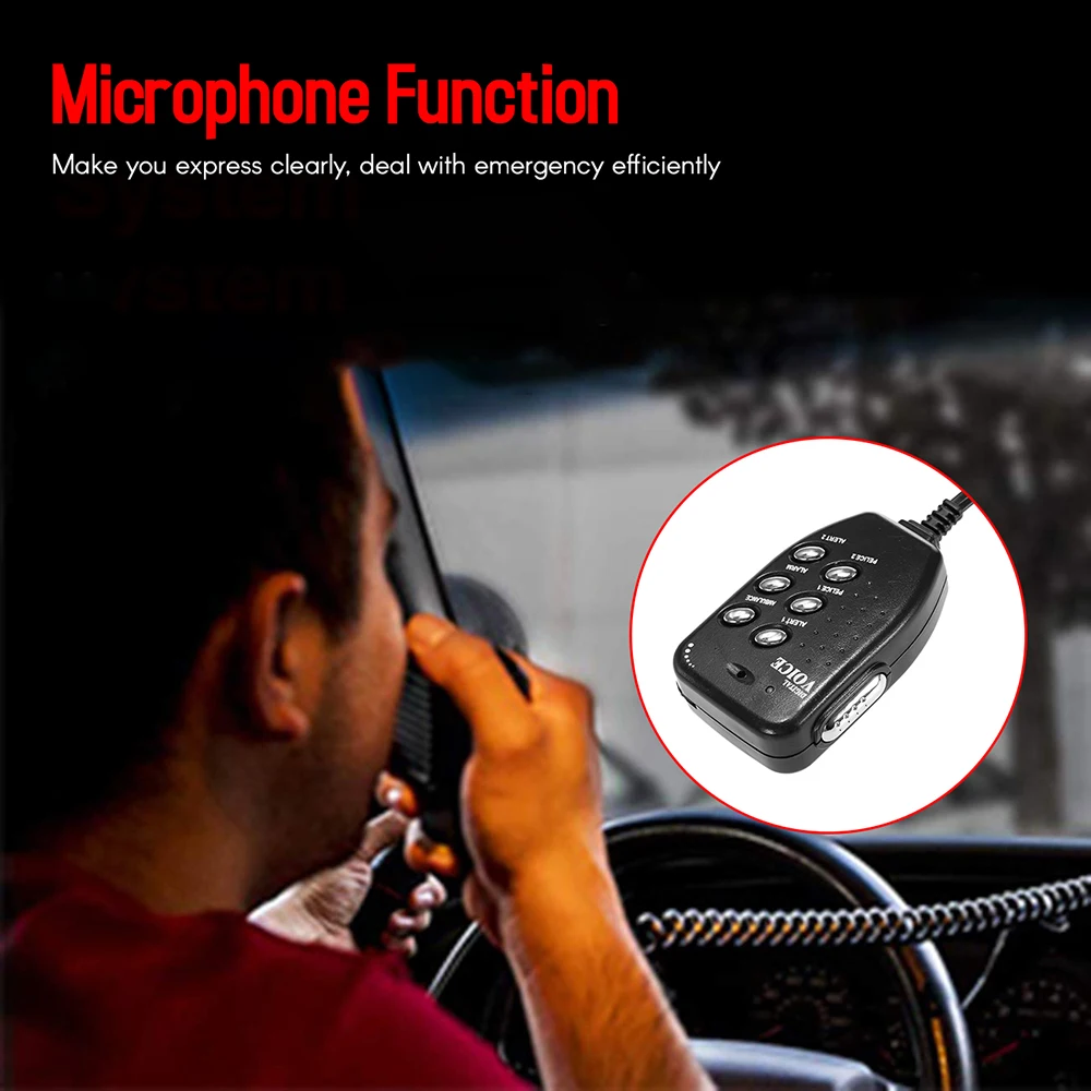 Автомобильный мотоцикл мегафон 6 тонов громкий динамик микрофон Функция