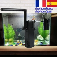 aquarium filter submersible internal filter for fish tank aquatic spray flow biological plus power filter pump 3w4w8w 2019