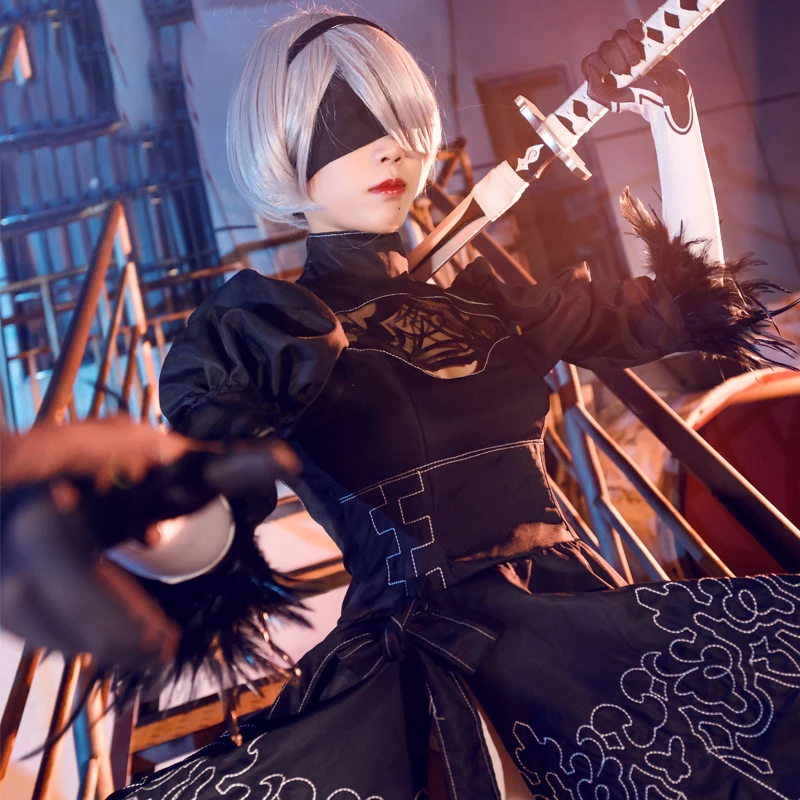 Женский карнавальный костюм Nier Automata пикантный для игры в Хэллоуин девочек