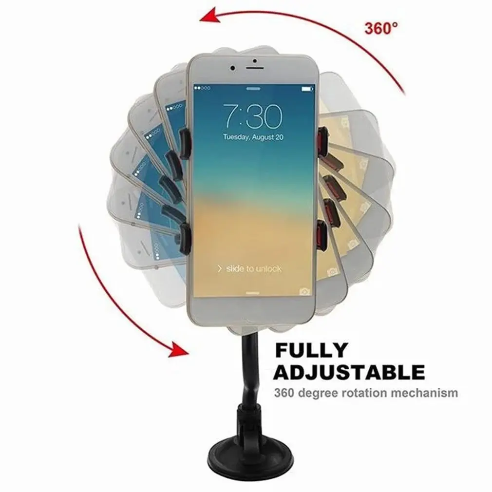 

Car Phone Holder Universal Multi-Function Suction Cup Bracket For Lazy People Car Navigation Bracket