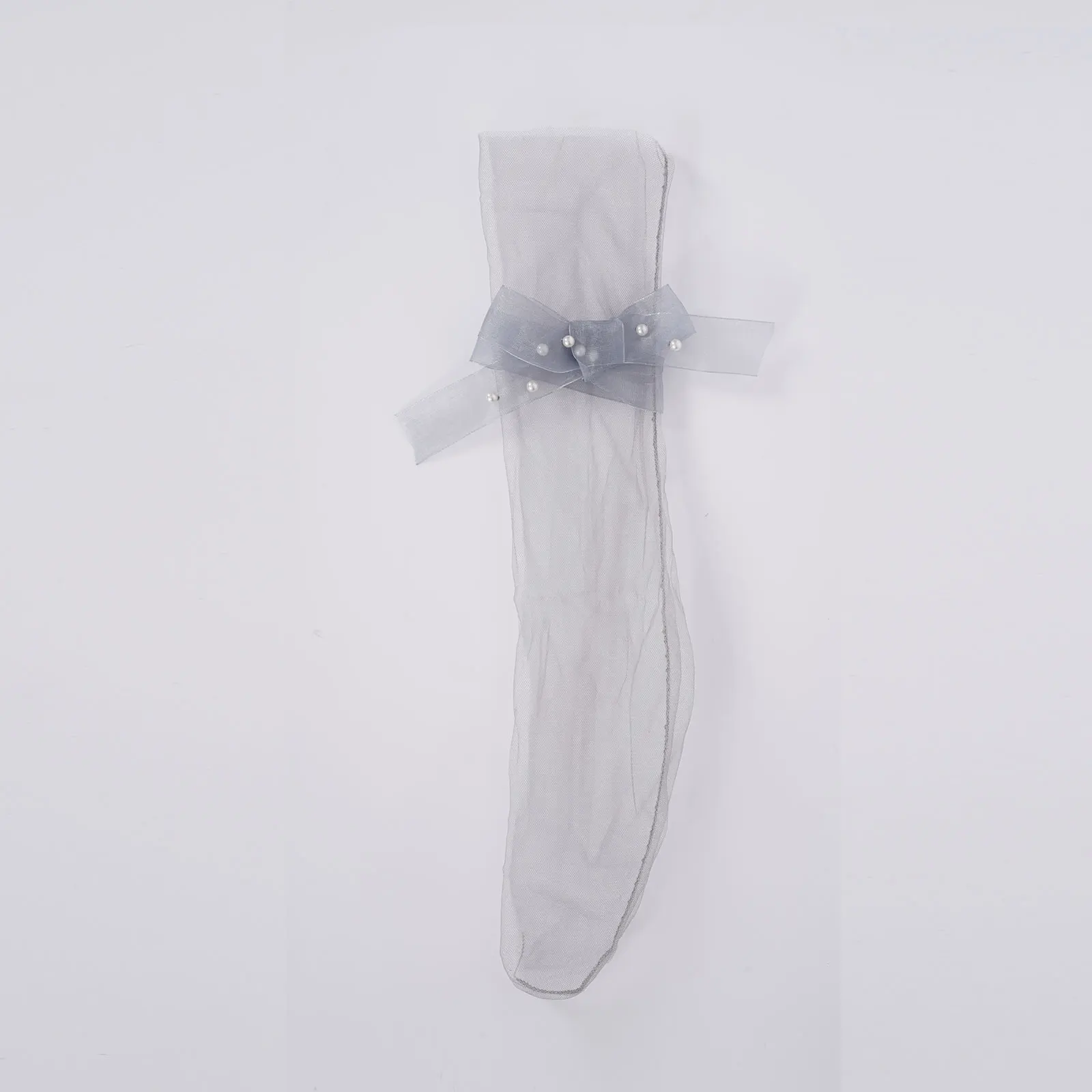 

Japanese Harajuku Socks Elegant Ladies Summer Thin Pearl Lace Breathable Fairy Socks Women Transparent Socks Princess Long Socks
