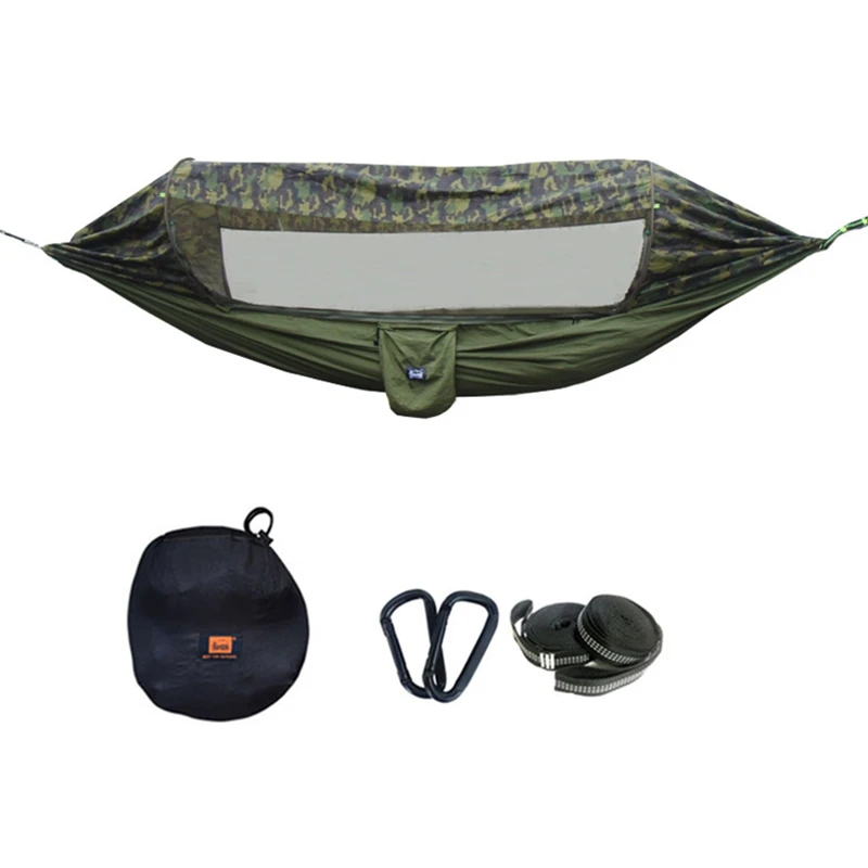 

Multifunctional high quality parachute material sunshade insect-proof portable hammock outdoor camping Sleeping Swing 290X145cm