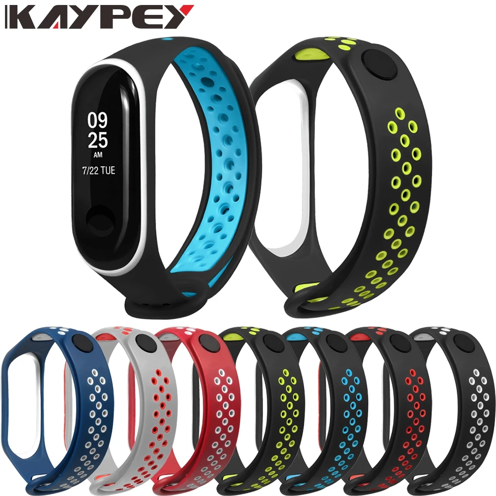 Спортивный браслет mi Band 3 ремешок на запястье для Xiaomi mi band 4 3 спортивный силиконовый браслет для Xiaomi mi band 3 Band 3 smart watch Bracelet
