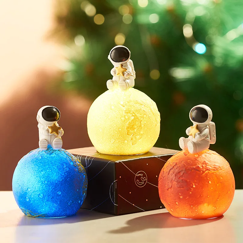 Дропшиппинг астронавт 3D Звезда Луна лампа красочное изменение сенсорный