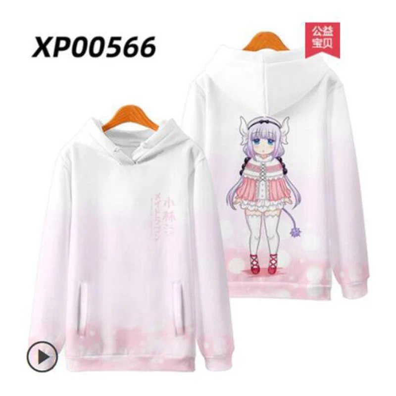 Костюм горничной-дракона Kobayashi из аниме костюм для косплея Каны Камуи с 3D принтом