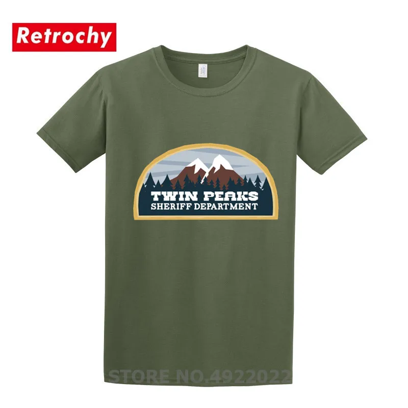 Футболка Twin Peaks sherif Dept (redux) футболка всех размеров Мужская Уличная Harajuku для гор