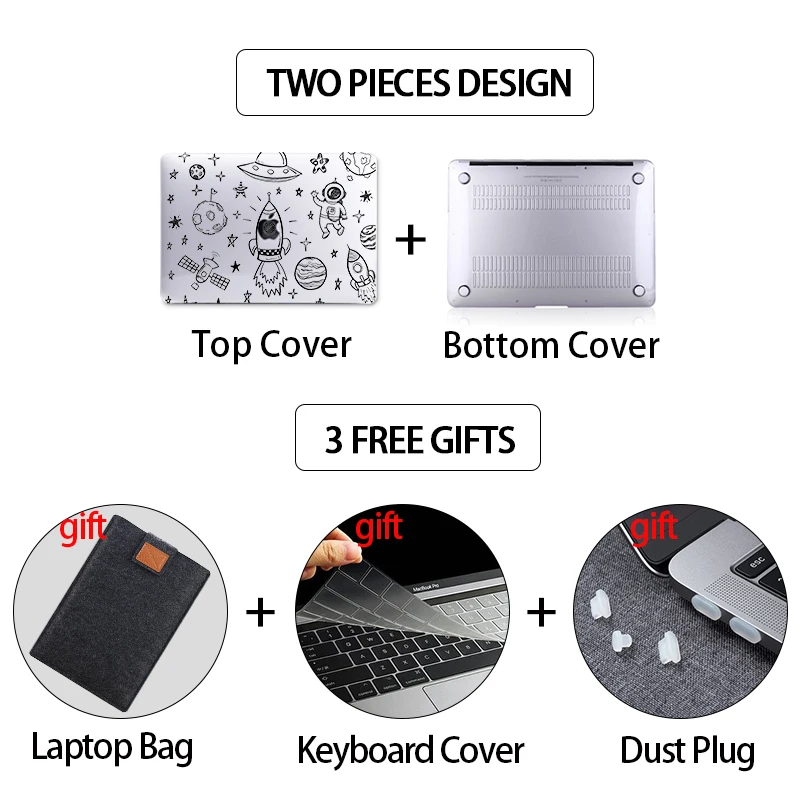 mtt for macbook air m1 case 2020 crystal hard cover for macbook pro 13 14 15 16 11 12 inch a2141 a2337 a2338 with laptop bag free global shipping