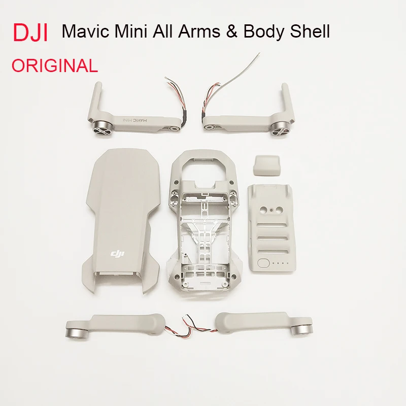 Piezas de repuesto originales para DJI Mavic Mini 1, carcasa de cuerpo para piernas de brazo para DJI Mavic Mini Drone, accesorios de servicio