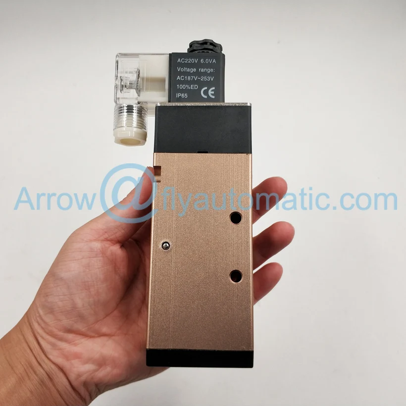4V410-15 1/2 &quot &lt Airtac Тип&gt дюйма 5 портов 2 Позиции электромагнитный клапан |