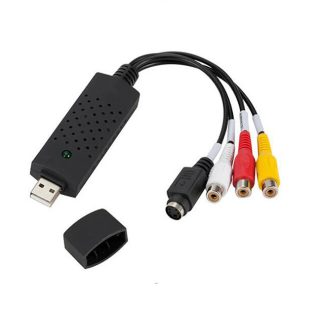 Портативный переходник с USB 2 0 на RCA устройство для захвата аудио и видео кабели ПК