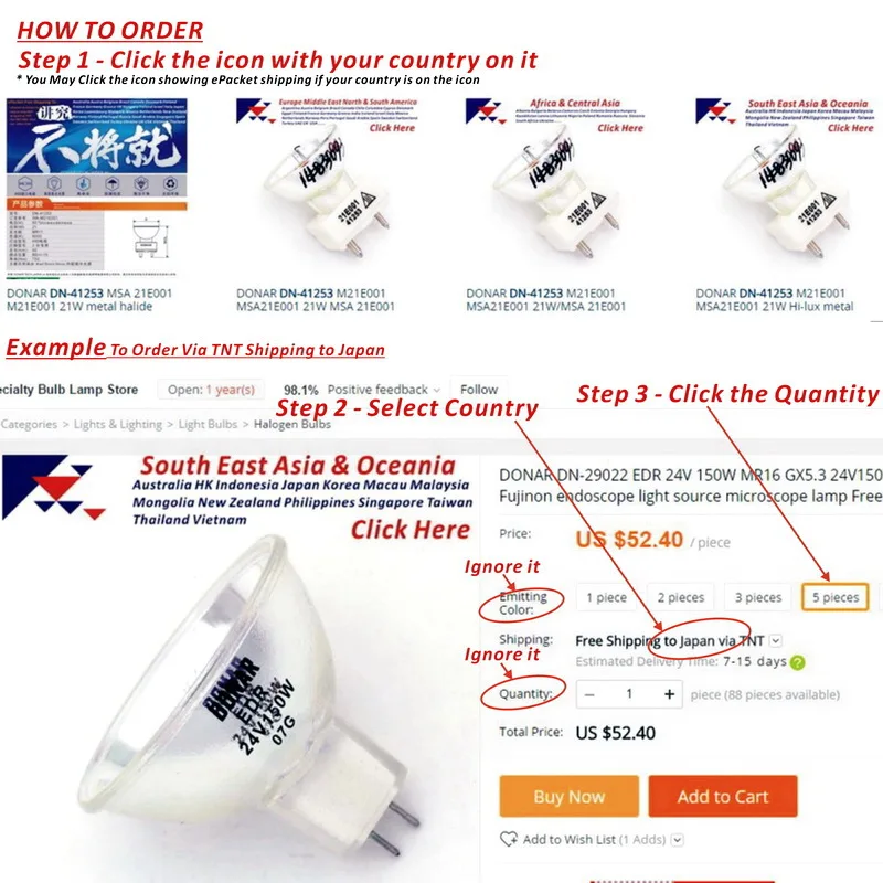 Флюоресцентная галогенная лампа для стоматологических и хирургических систем 21