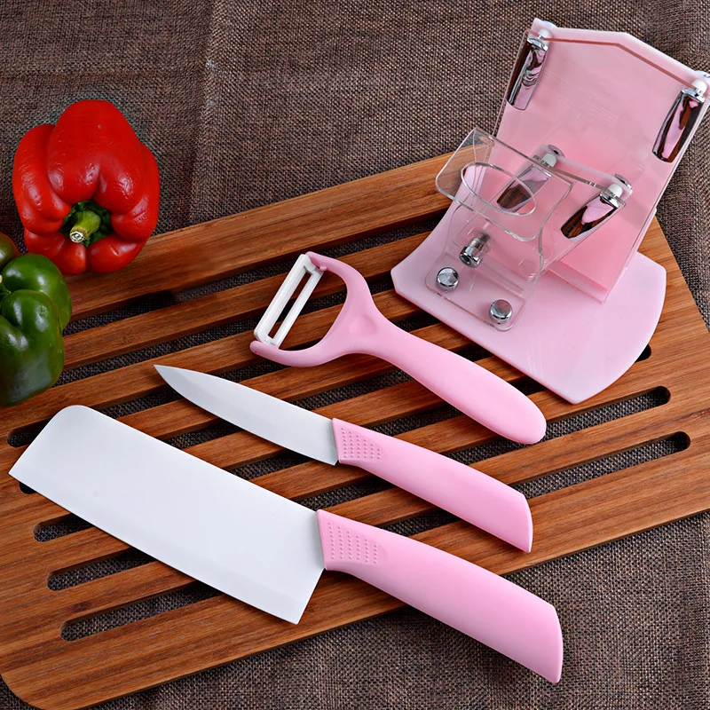 Набор из 3 предметов с основанием керамический кухонный строгальный нож циркония