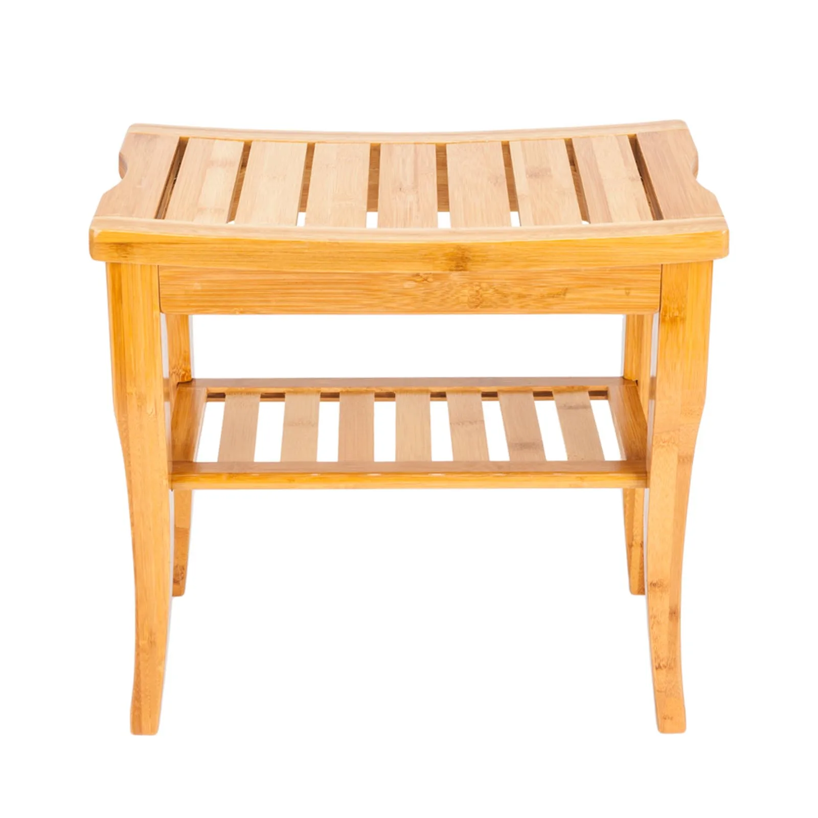 

47.5x26x44.5cm Bamboo Bath Stool Sandal Wood Color