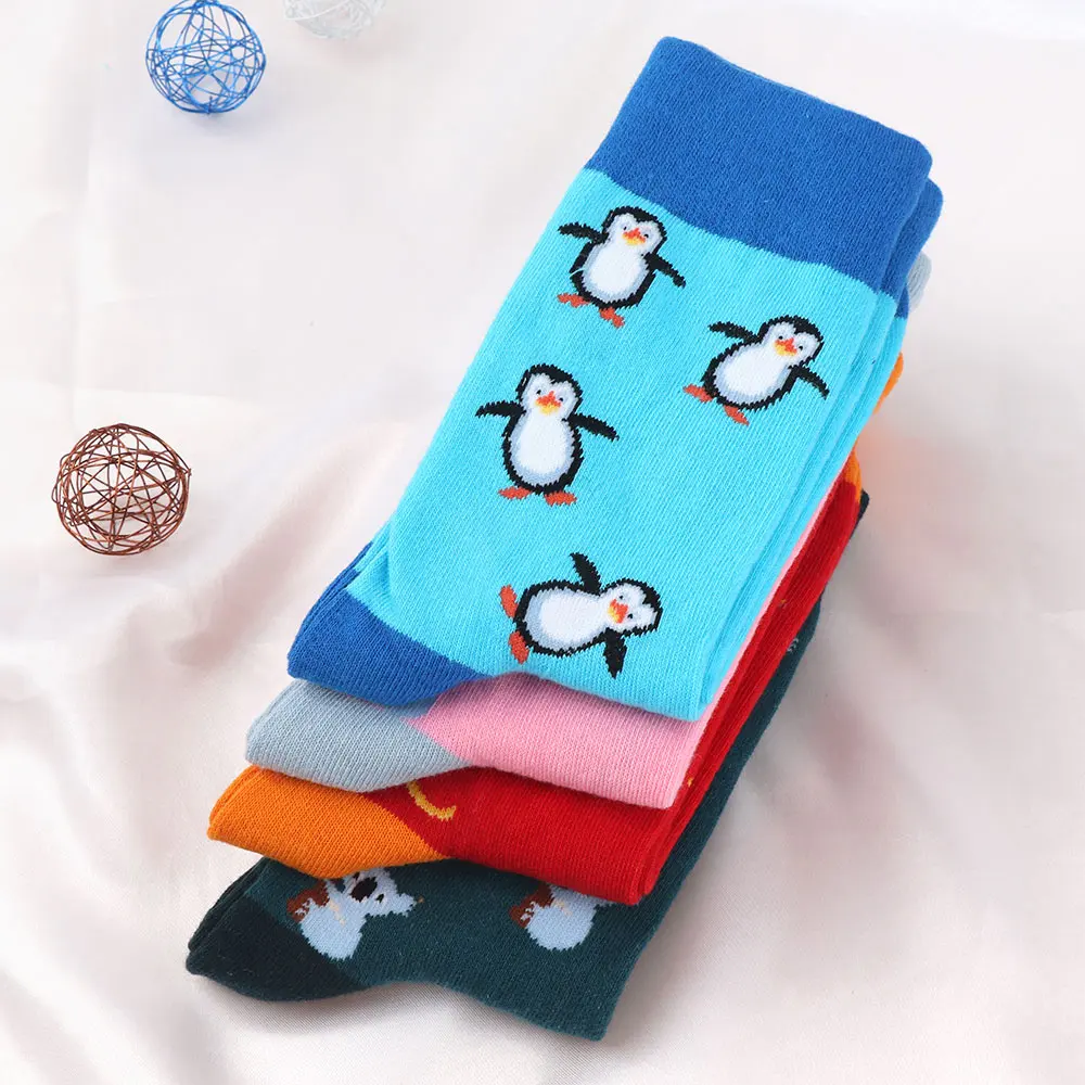 1 пара женские воздухопроницаемые носки с принтом | Женская одежда