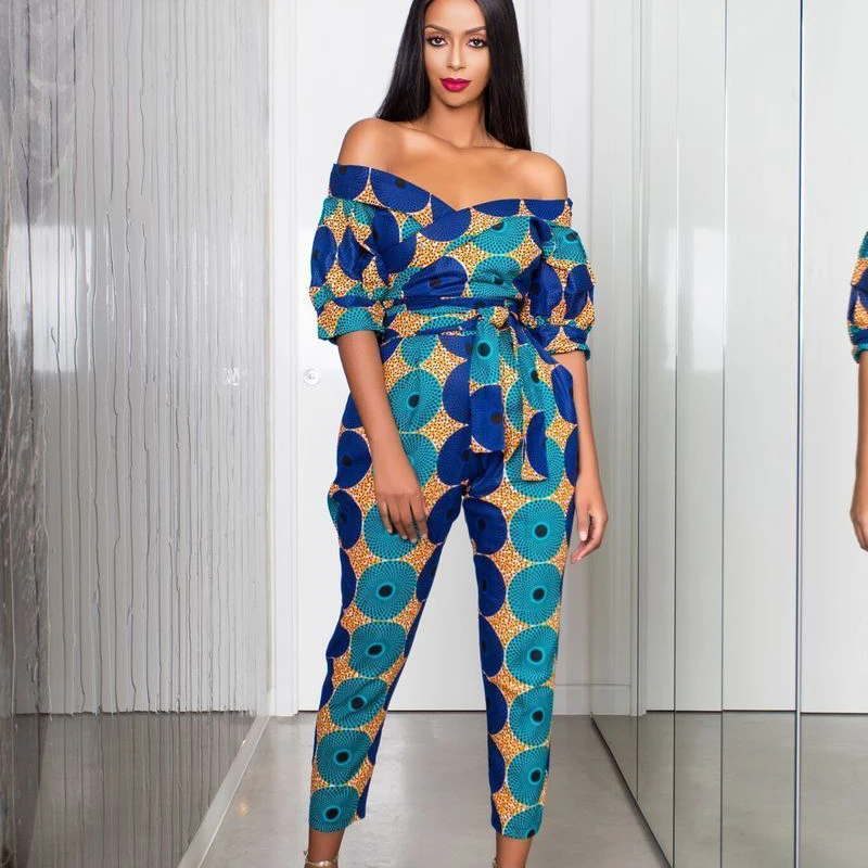 Женский комбинезон с вырезом лодочкой Siskakia открытыми плечами и коротким рукавом