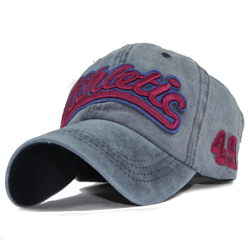 

100% Washed Denim Baseball cap Snapback Hats Autumn Summer Hat for Men Women Caps Casquette hats Letter Embroidery Gorras